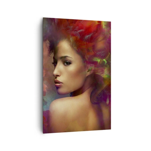 Vászonkép - Szebb, mint a szivárvány, olyan gyengéd, mint a köd - 80x120 cm