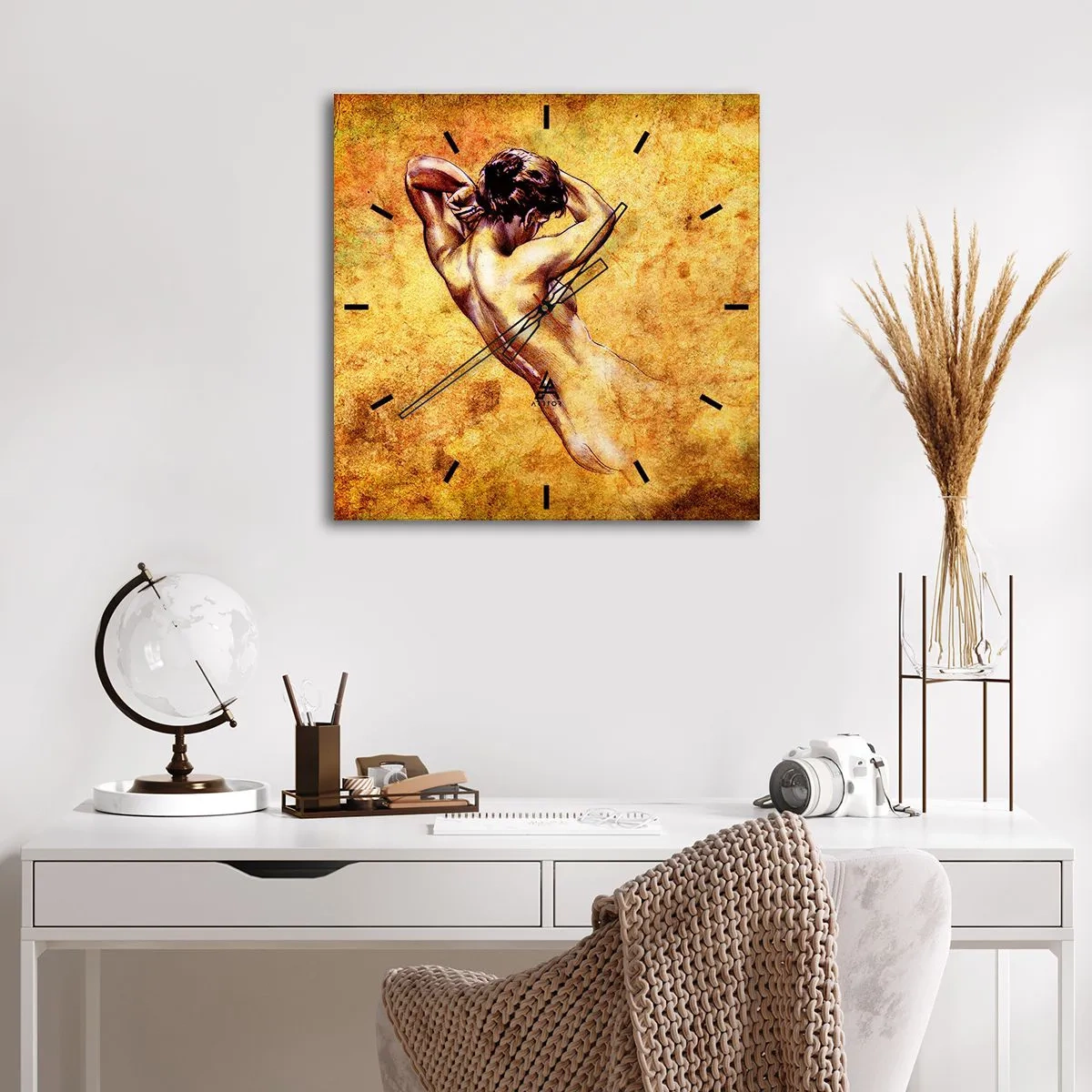 Falióra, Óra - Felfedezett, de még mindig rejtély - 40x40 cm