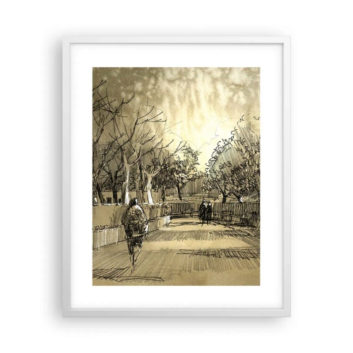 Poszter fekete keretben - Egy tollal megállított pillanat - 40x50 cm