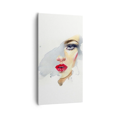 Vászonkép - Egy vízcsepp tükörkép - 55x100 cm