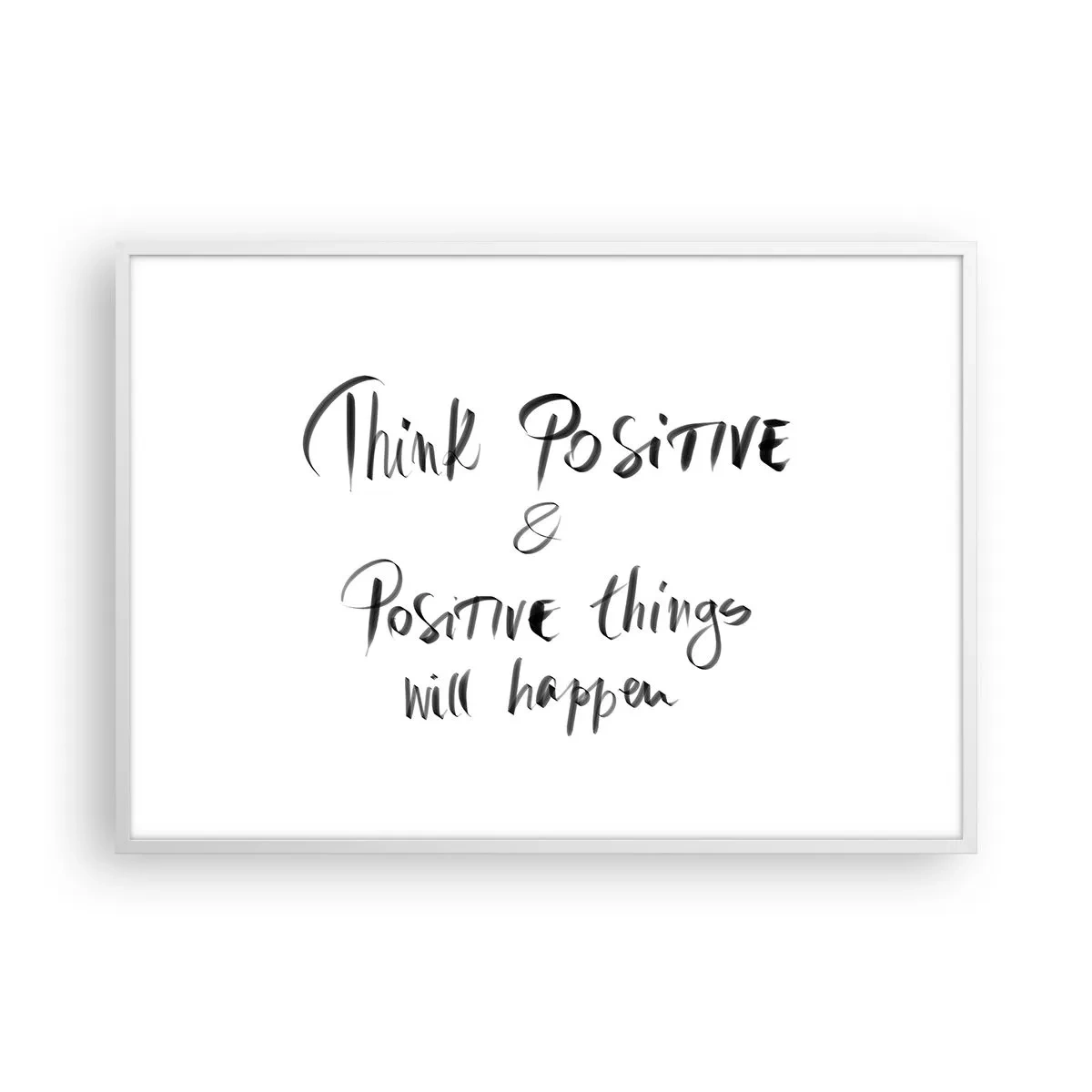 Poszter fekete keretben - Hogyan élj? - 100x70 cm