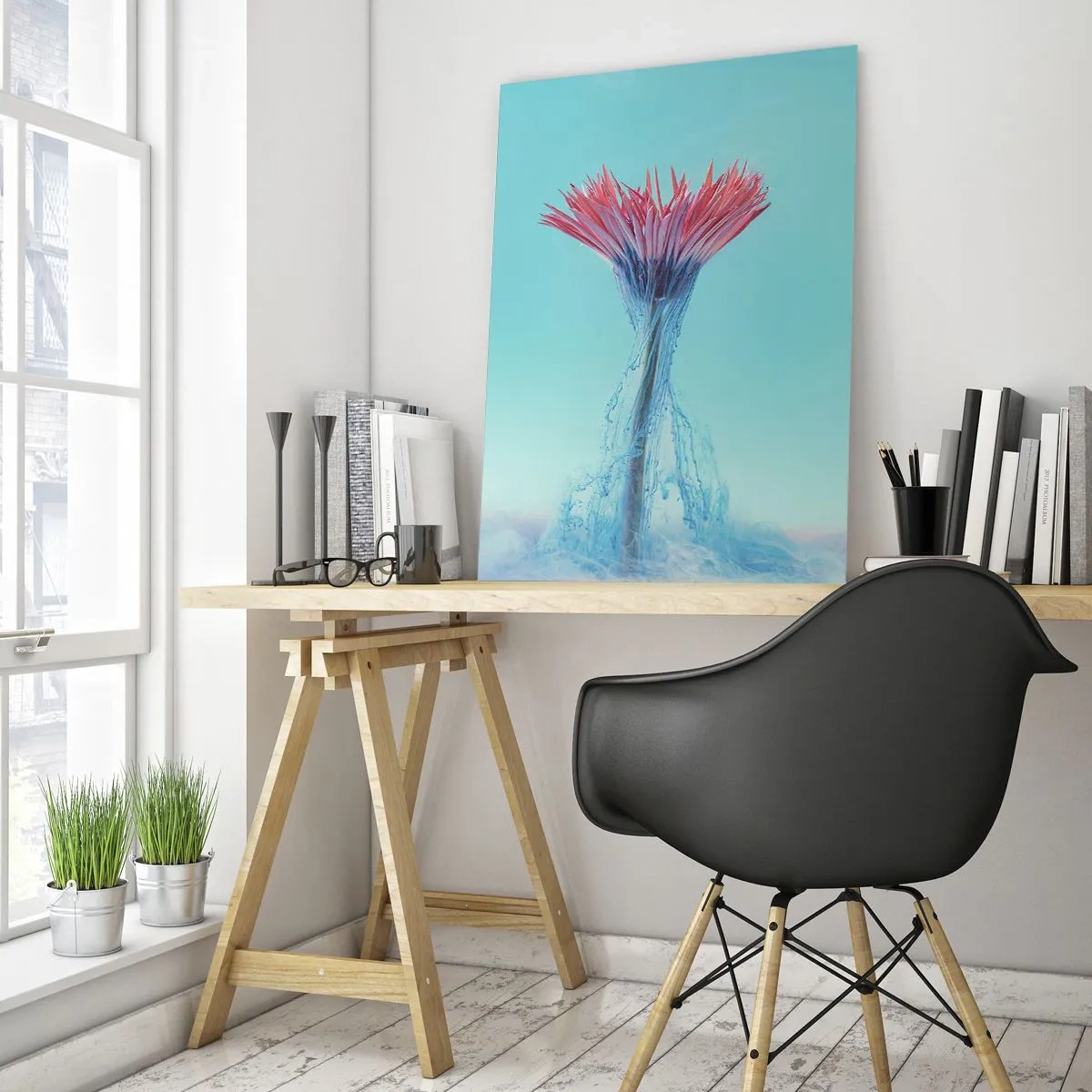 Üveg kép - Élénkítő ölelésben - 50x70 cm
