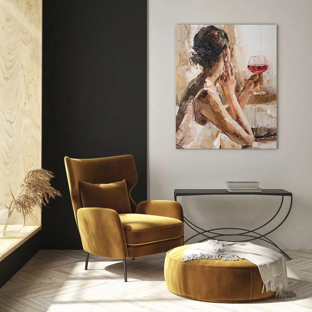 Üveg kép - Egy jó pillanat íze - 70x100 cm