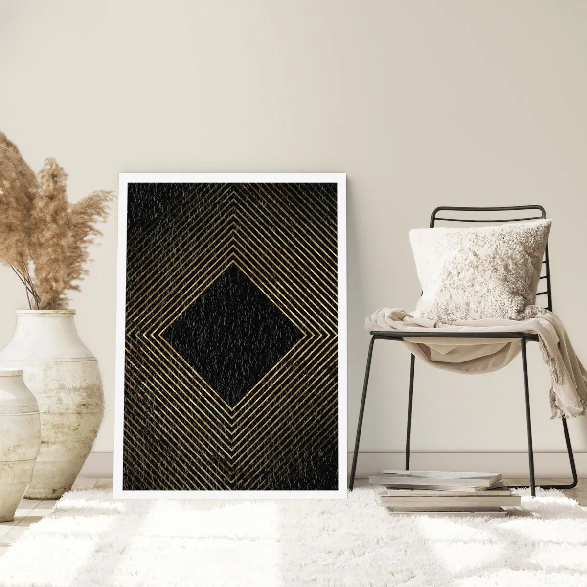 Poszter - Geometria glamour stílusban - 61x91 cm