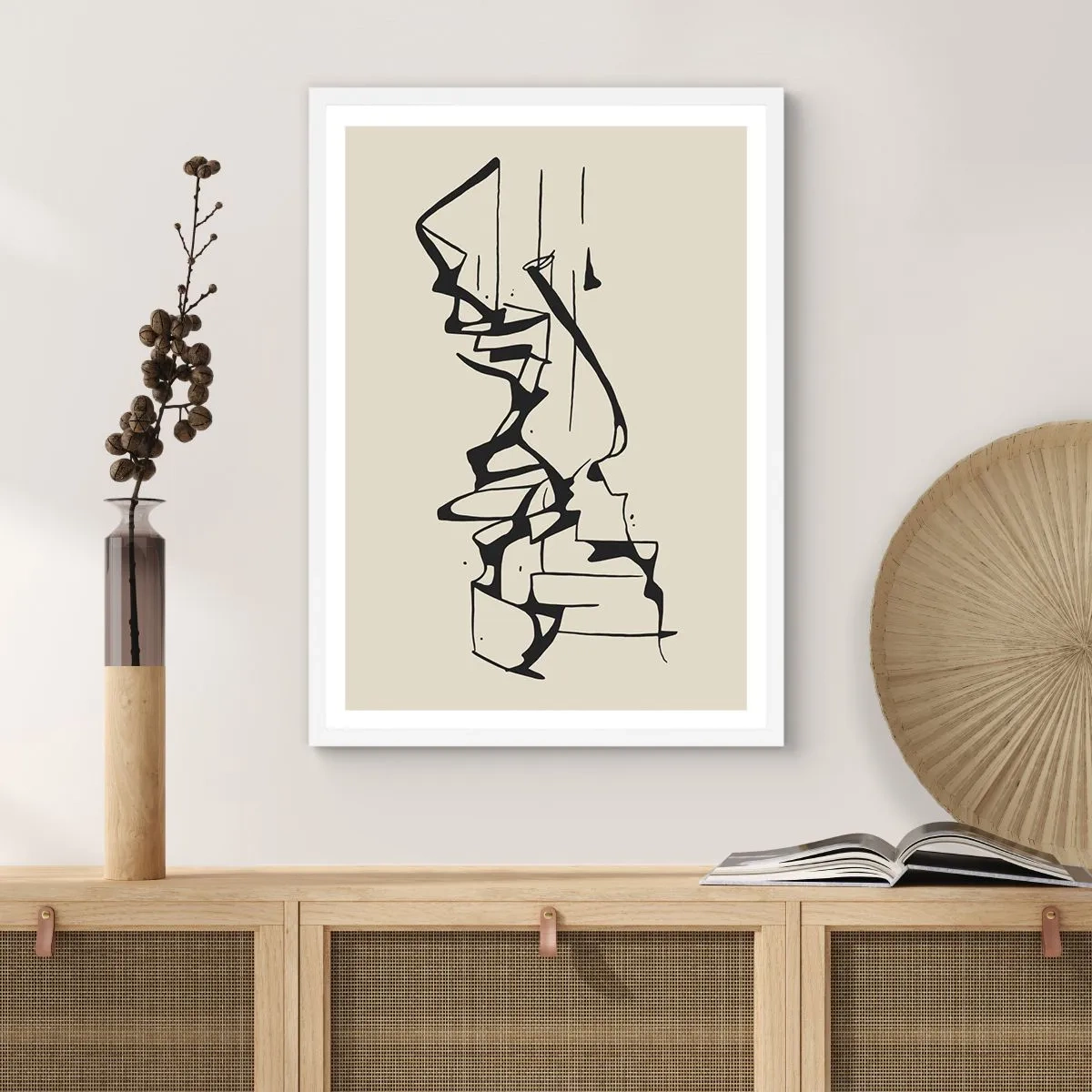 Poszter fekete keretben - Lehet egy táj - 61x91 cm