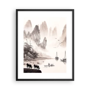 Poszter fehér keretben - Kelet egzotikus hétköznapjai - 40x50 cm