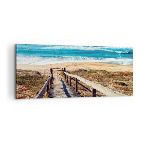 Vászonkép - Fuss! - 100x40 cm