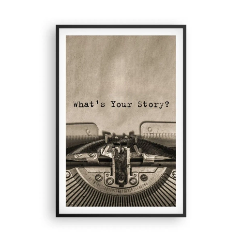 Poszter fehér keretben - Meséld el - 61x91 cm