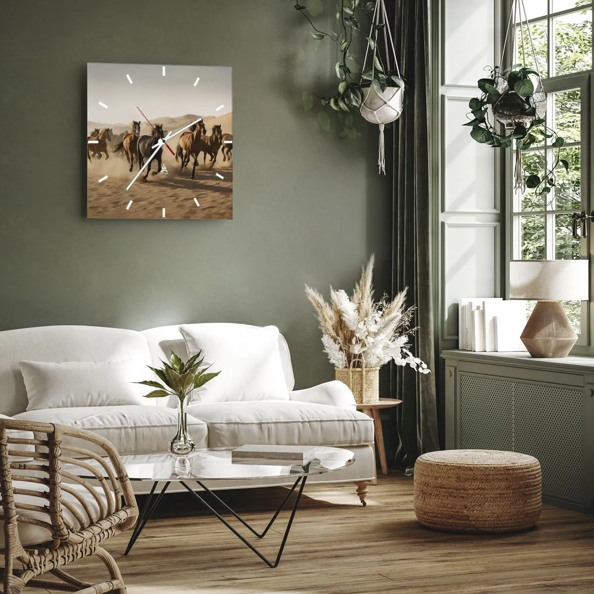 Falióra, Óra - Szabad, mint a szél - 40x40 cm