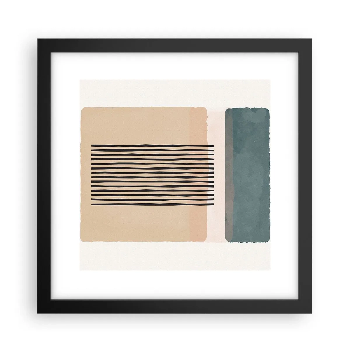 Poszter fehér keretben - Minden rendben - 30x30 cm