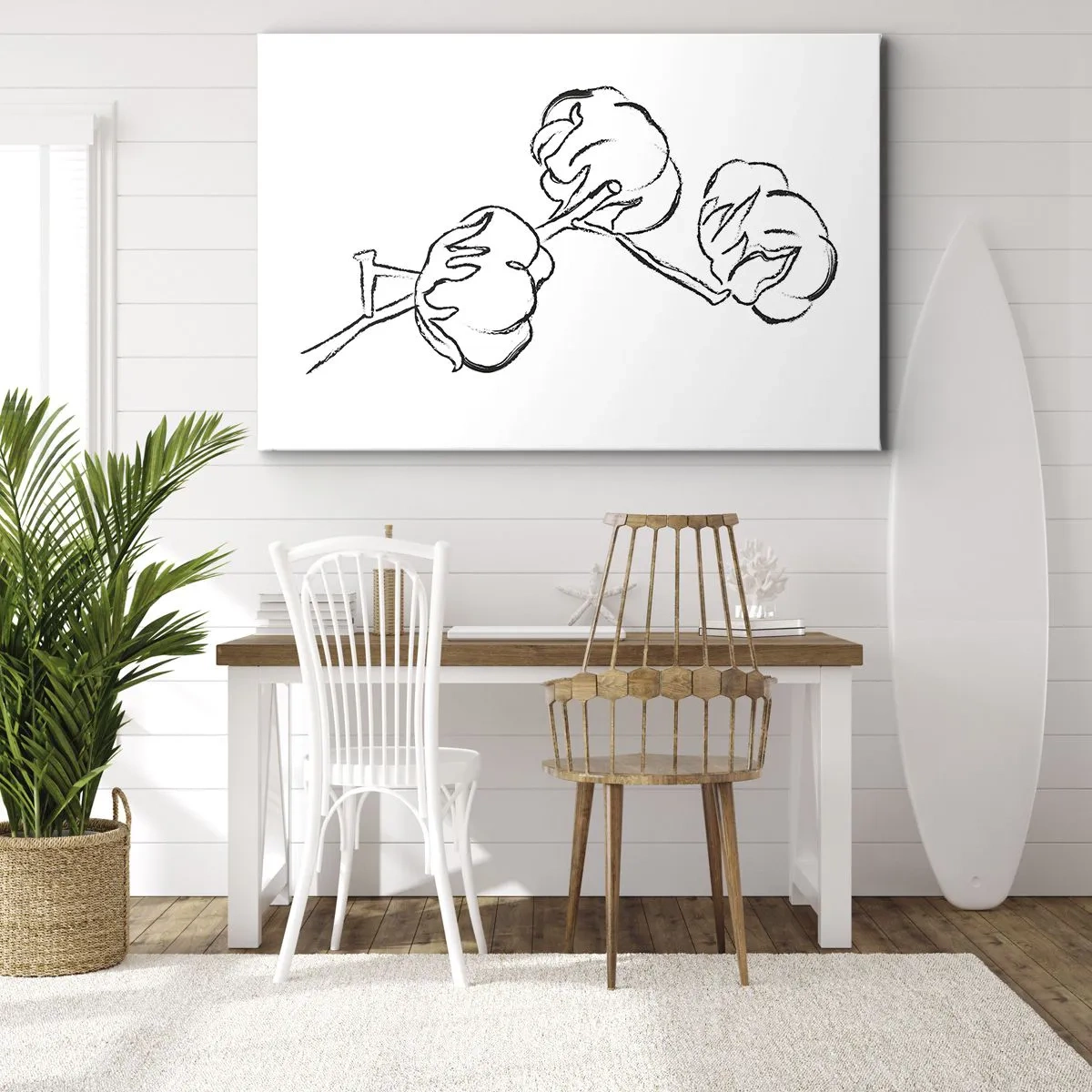 Vászonkép - Pamut pehely - 70x50 cm