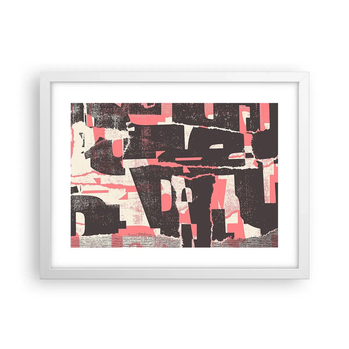 Poszter fekete keretben - Minden nyüzsgés és nyüzsgés - 40x30 cm