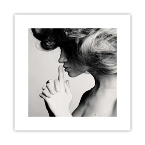 Poszter - Magára hallgatva - 30x30 cm