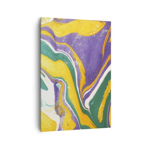 Vászonkép - Színes hullámok - 70x100 cm