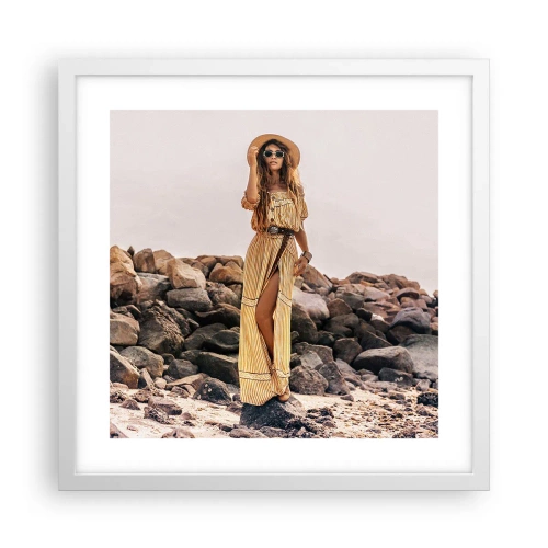 Poszter fekete keretben - A kövek varázsa - 40x40 cm