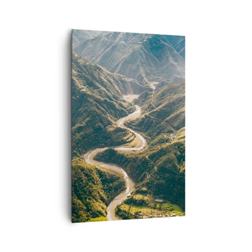 Vászonkép - A hegyek szívéből - 80x120 cm