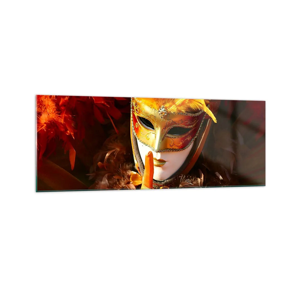 Üveg kép - A rejtély a játék része - 140x50 cm