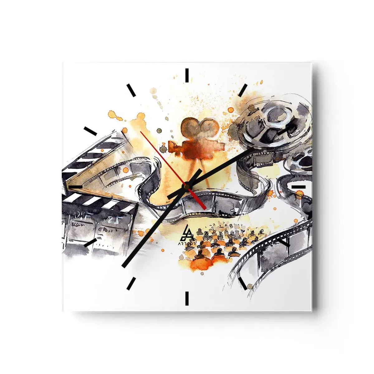 Falióra, Óra - Az álmok földjén - 40x40 cm