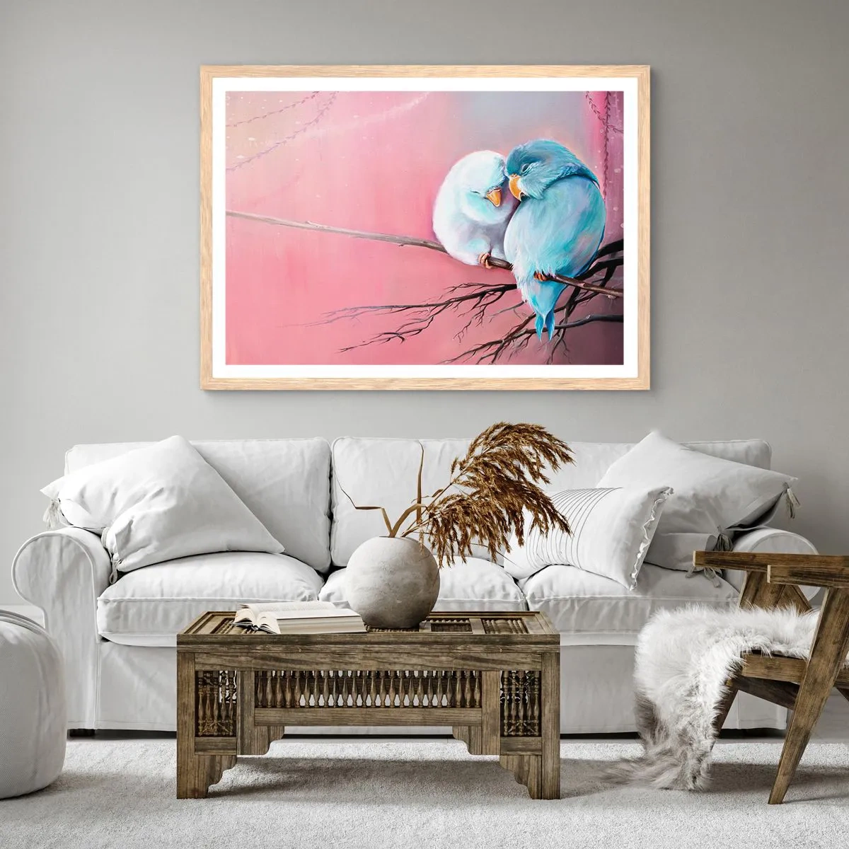 Poszter világos tölgy keretben - Mit tehetnénk hozzá?... - 40x30 cm