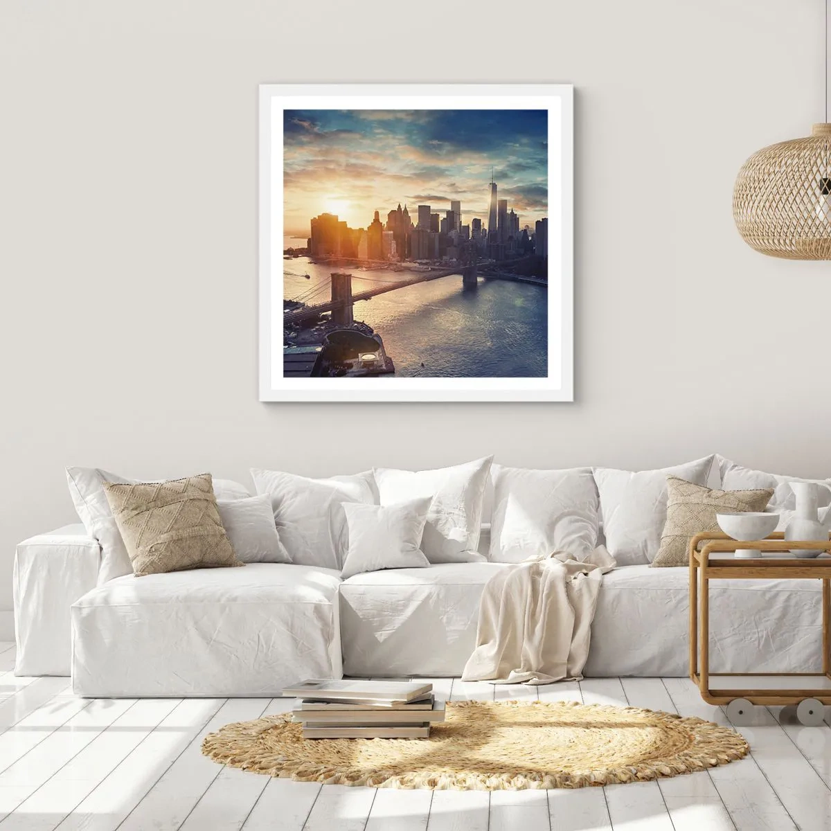 Poszter fekete keretben - Nyugati kultúra emlékműve - 50x50 cm