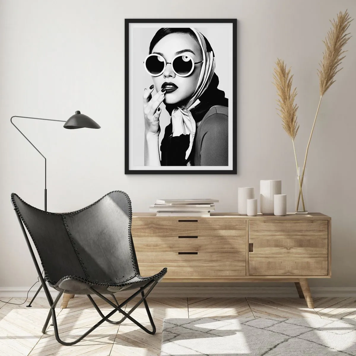 Poszter fehér keretben - Üdvözlet a 60-as évekből - 70x100 cm