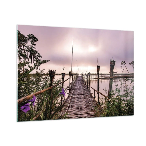 Üveg kép - Nyugalom és csend Ázsiában - 100x70 cm