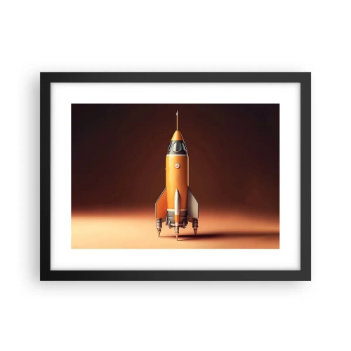 Poszter fehér keretben - Egy álommal kezdődik - 40x30 cm