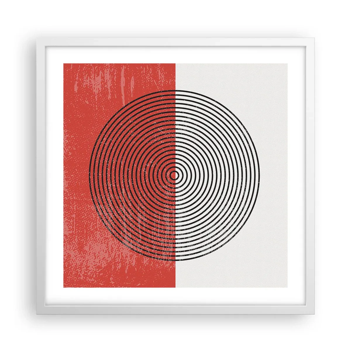 Poszter fekete keretben - Pont a célba - 50x50 cm