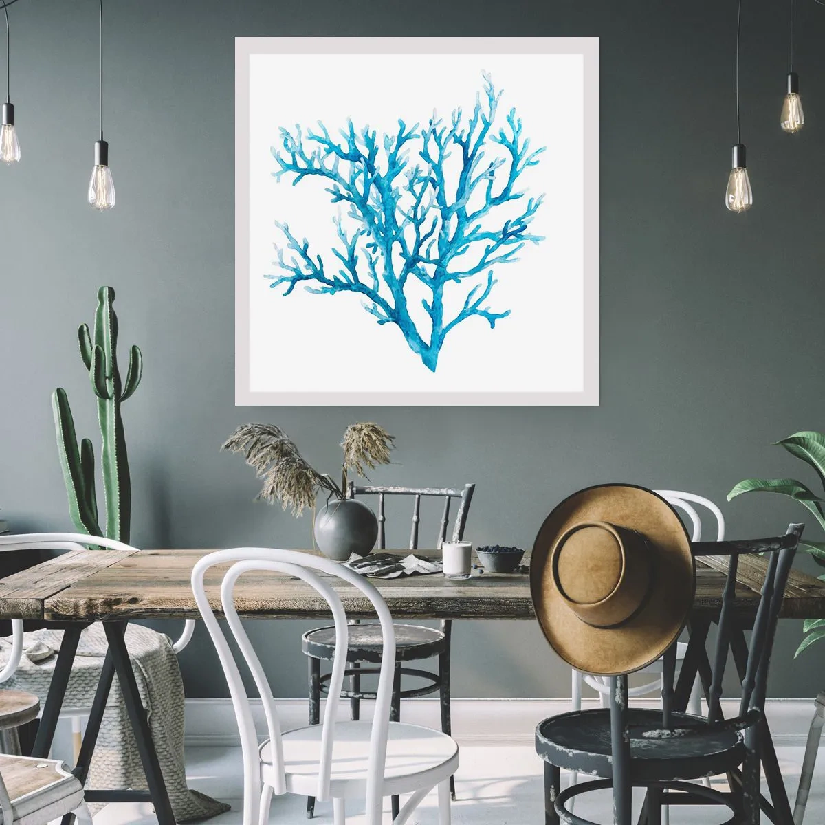 Poszter - Tengeri filigrán - 60x60 cm