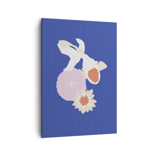 Vászonkép - Virágok és bimbók kompozíciója - 50x70 cm