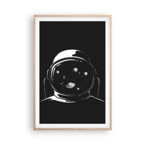 Poszter világos tölgy keretben - Szép kilátás - 61x91 cm