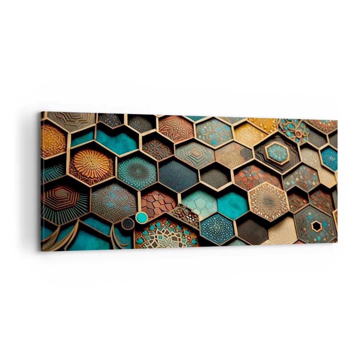 Vászonkép - Arab ornamentika - egy variáció - 100x40 cm