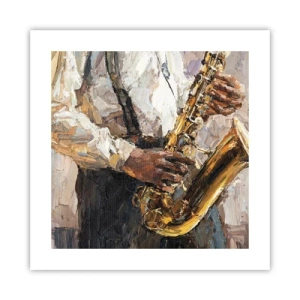 Poszter - Itt az idő egy szólóra - 40x40 cm