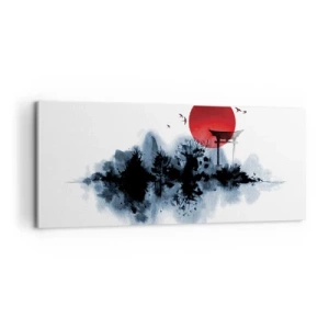 Vászonkép - Japán kilátás - 100x40 cm