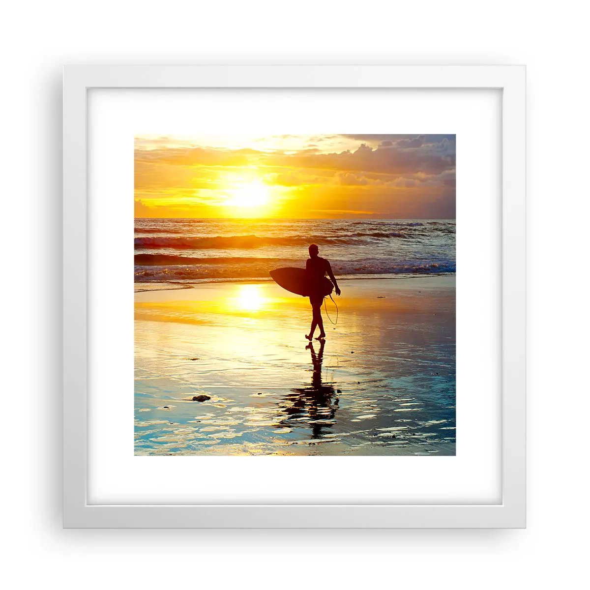 Poszter fekete keretben - A harcos visszatérése - 30x30 cm