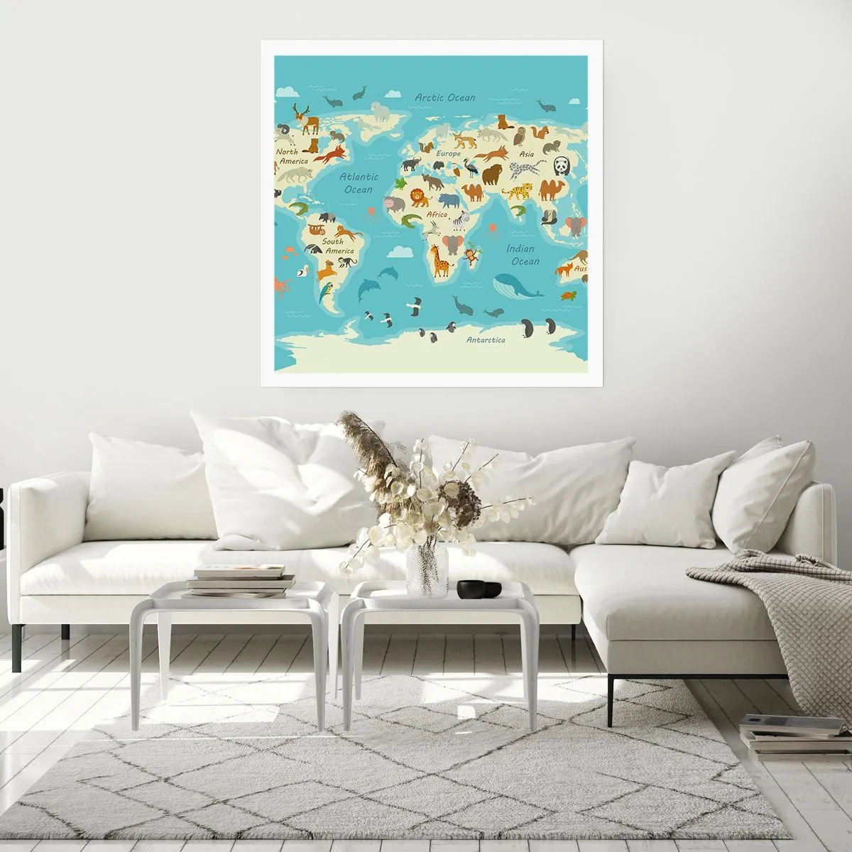 Poszter - Jó szomszédok - 50x50 cm