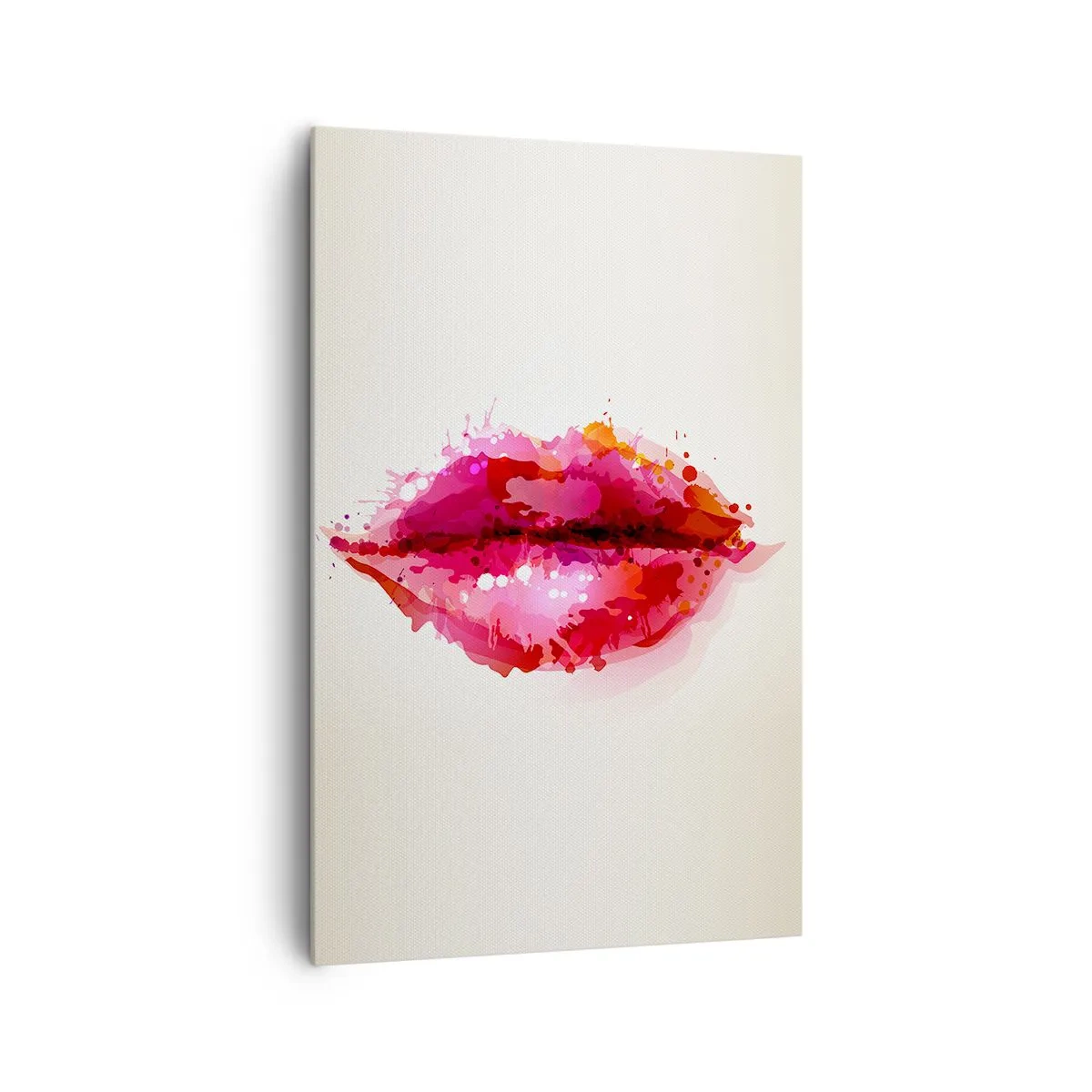 Vászonkép - Vöröses árnyalatú vörös - 80x120 cm