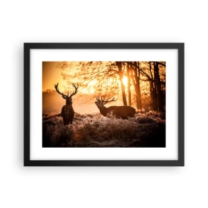 Poszter fehér keretben - Vadász álma - 40x30 cm