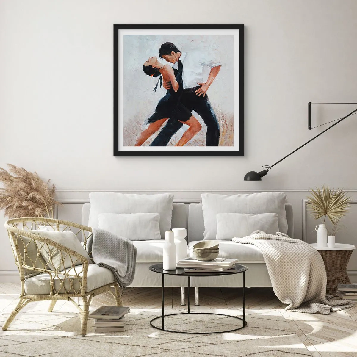 Poszter fehér keretben - Álmaim és kívánságaim tangója - 60x60 cm