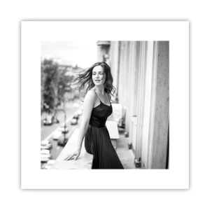 Poszter - Biztosan párizsi - 30x30 cm