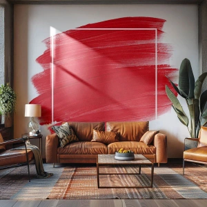 Fotótapéta Premium Canvas - A kereten kívül - Absztrakció, Darab, Minimalizmus - 250x175 cm