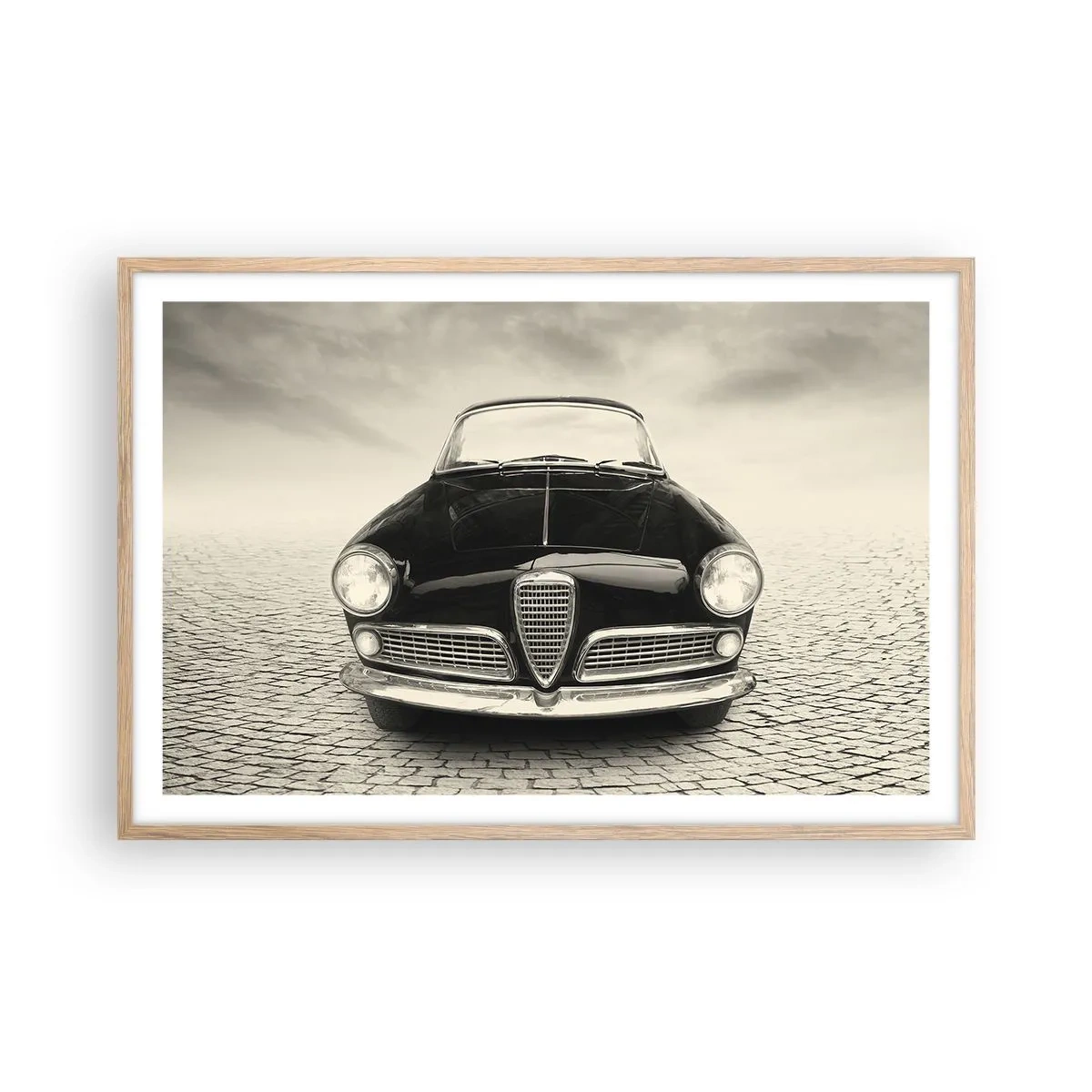 Poszter világos tölgy keretben - És hogy ne szeretnél engem? - 91x61 cm