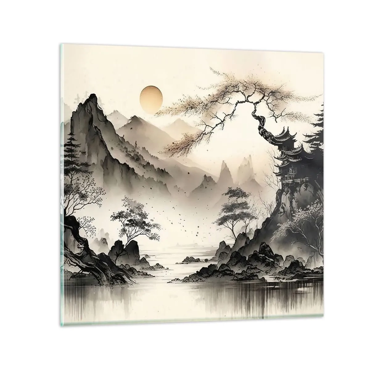 Üveg kép - A Kelet egyedülálló varázsa - 40x40 cm