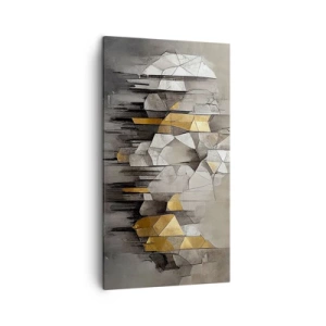 Vászonkép - Kompozíció jégből és fényből - 45x80 cm