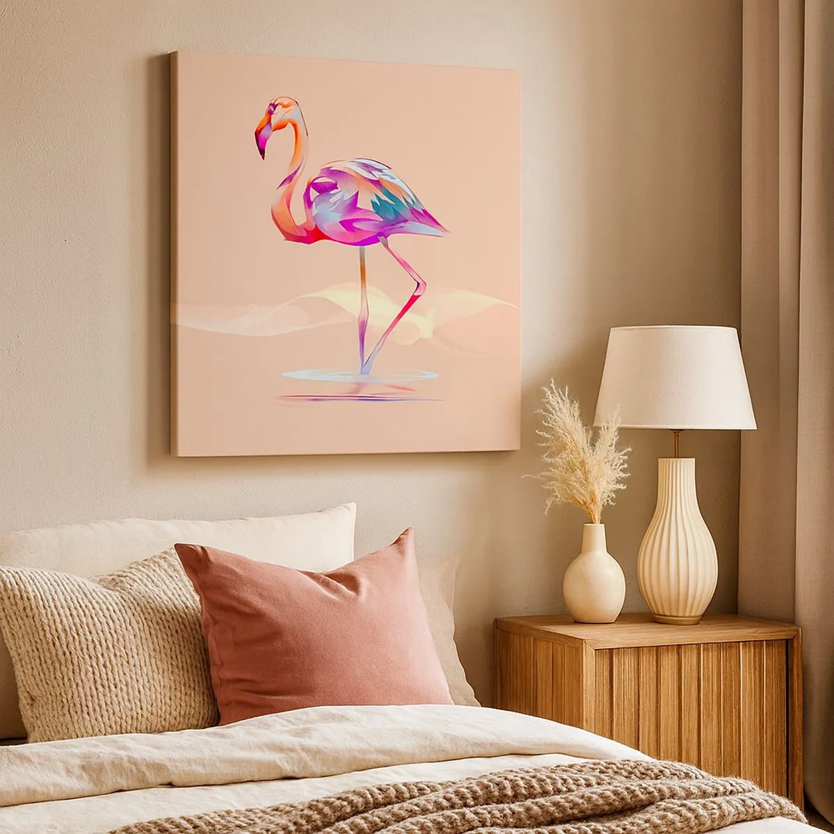 Vászonkép - A jó érzelmek madara - 30x30 cm