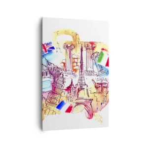 Vászonkép - Európai körút - 80x120 cm