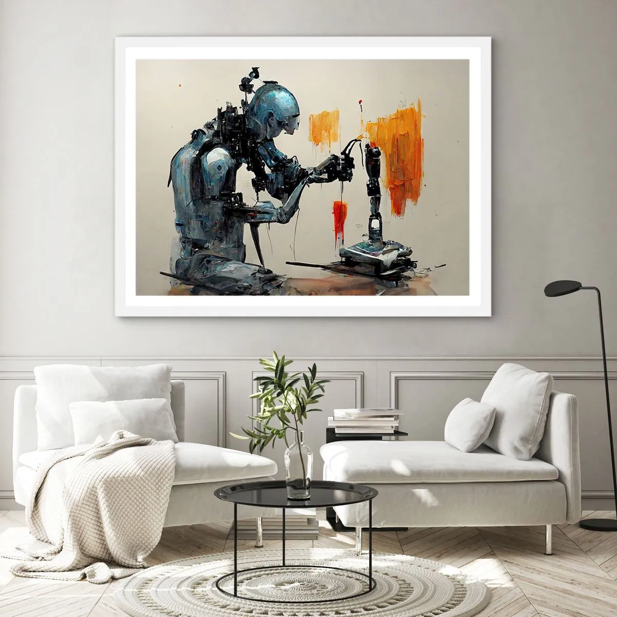 Poszter fekete keretben - Már holnap... - 50x40 cm