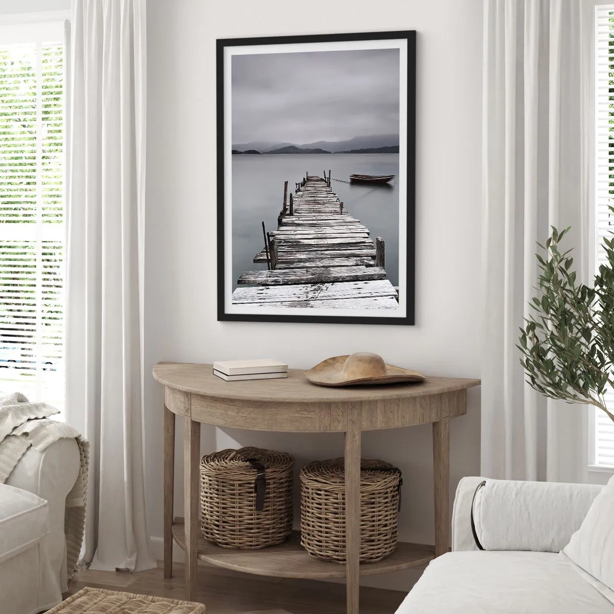 Poszter fehér keretben - Holnap indulhatsz - 70x100 cm