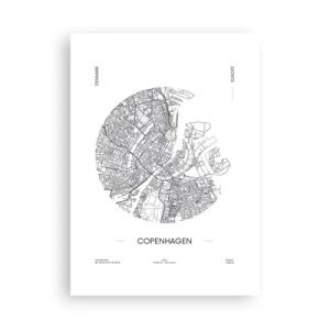 Poszter - Koppenhága anatómiája - 50x70 cm