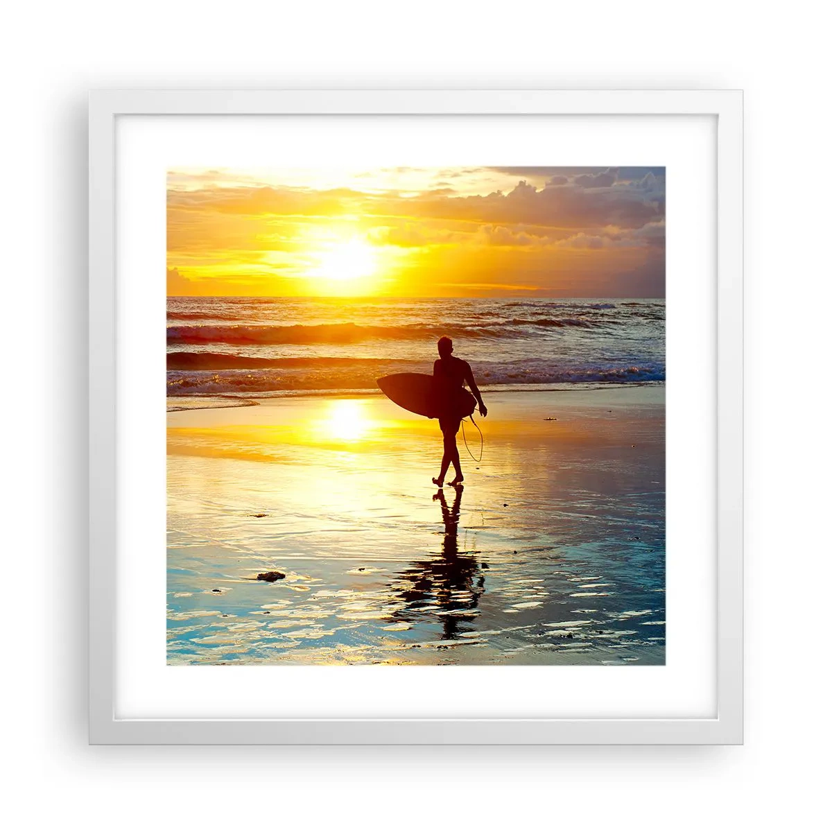 Poszter fekete keretben - A harcos visszatérése - 40x40 cm